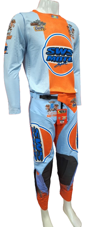 SWS Moto Sport Jersey Gulf Blue / Orange