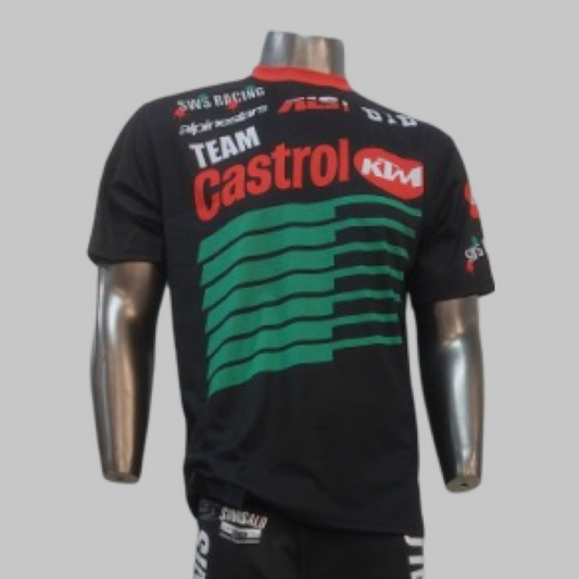 1990 Castrol KTM Black T-Shirt