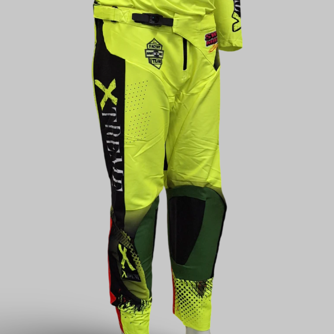 Xtreme Moto Pants Icon Acid Yellow/Purple