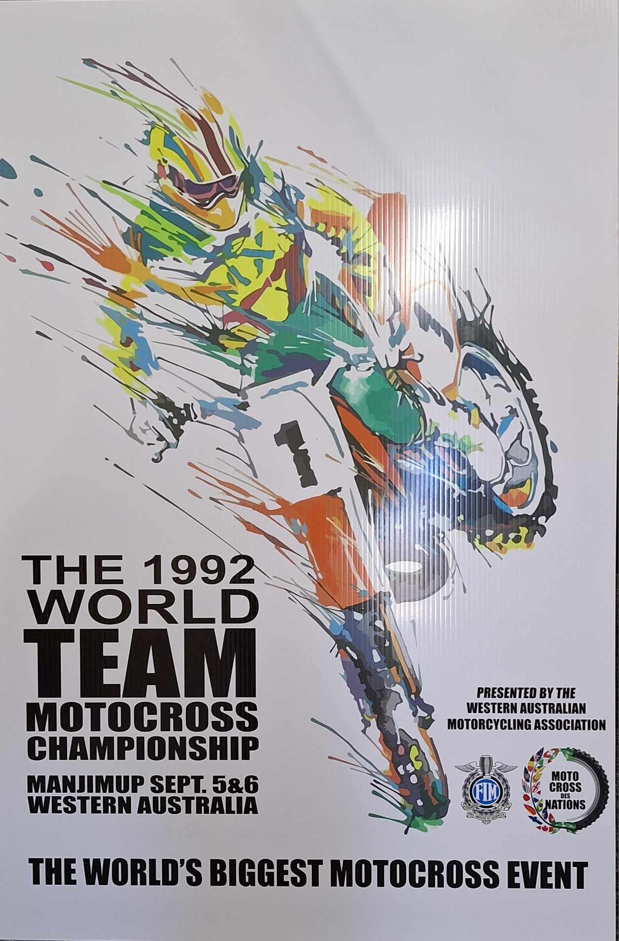 SWS Moto MXON 92 Poster