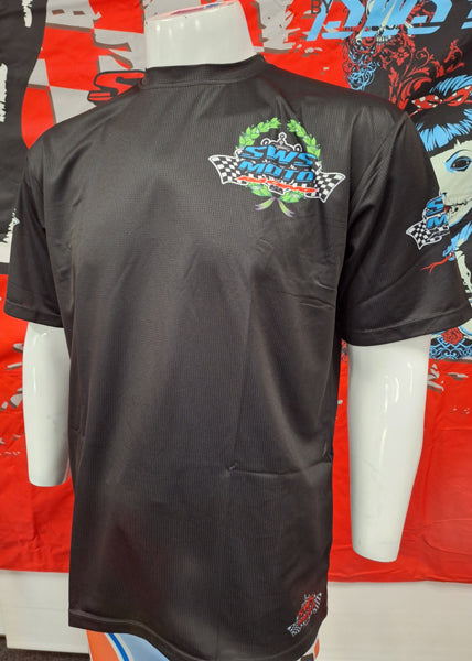 SWS Moto Racing T- Black