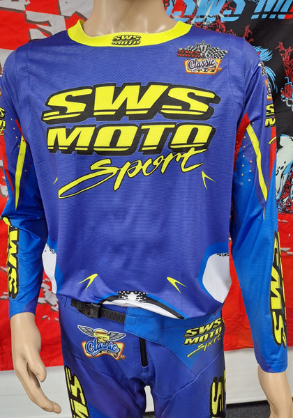 SWS Moto Jersey Cadbury Purple Multi