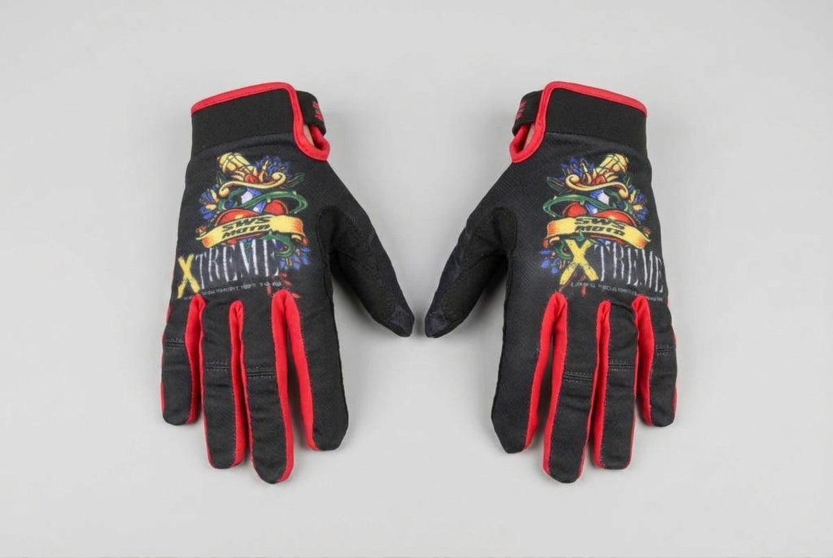Xtreme Gloves Hart Tattoo Black