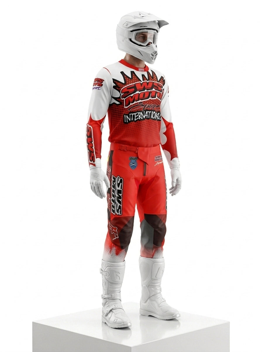 SWS Moto Sport Team Kit Red