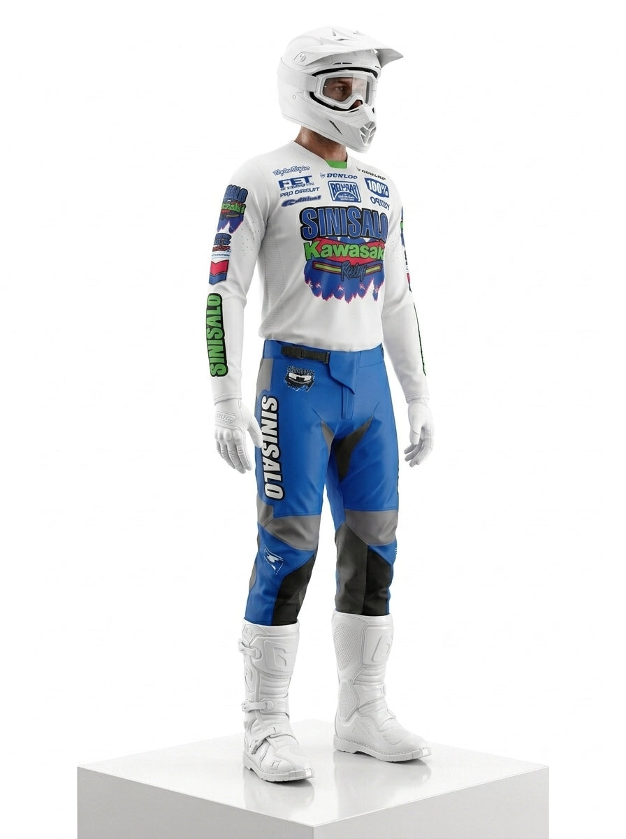 Wardy Sinisalo Kawasaki Kit ( Jersey, Pants, gloves )